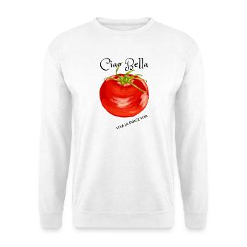Tomato Watercolor Burst - Unisex Sweatshirt - white - Front