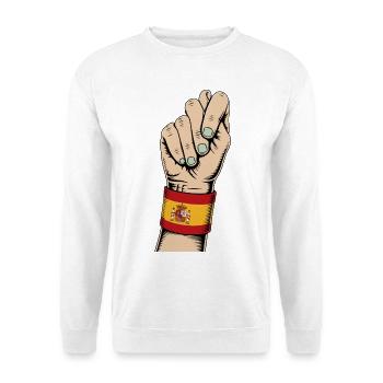 Figa Española Amulettbeschützer gegen das Böse - Unisex Pullover - Weiß - Vorne
