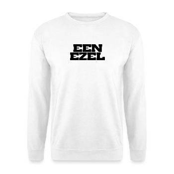 A VERY Geometric Block Typography - Unisex Sweatshirt - white - Front