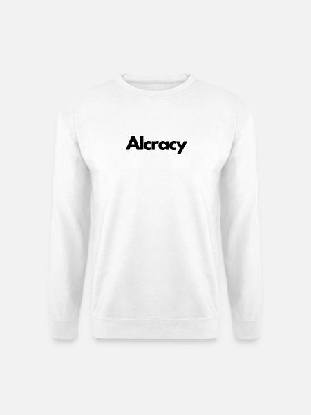 IAcracy_black_version - Unisex Pullover - Weiß