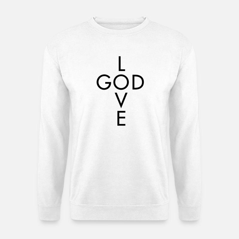 Liebe Gott - Unisex Pullover - Weiß