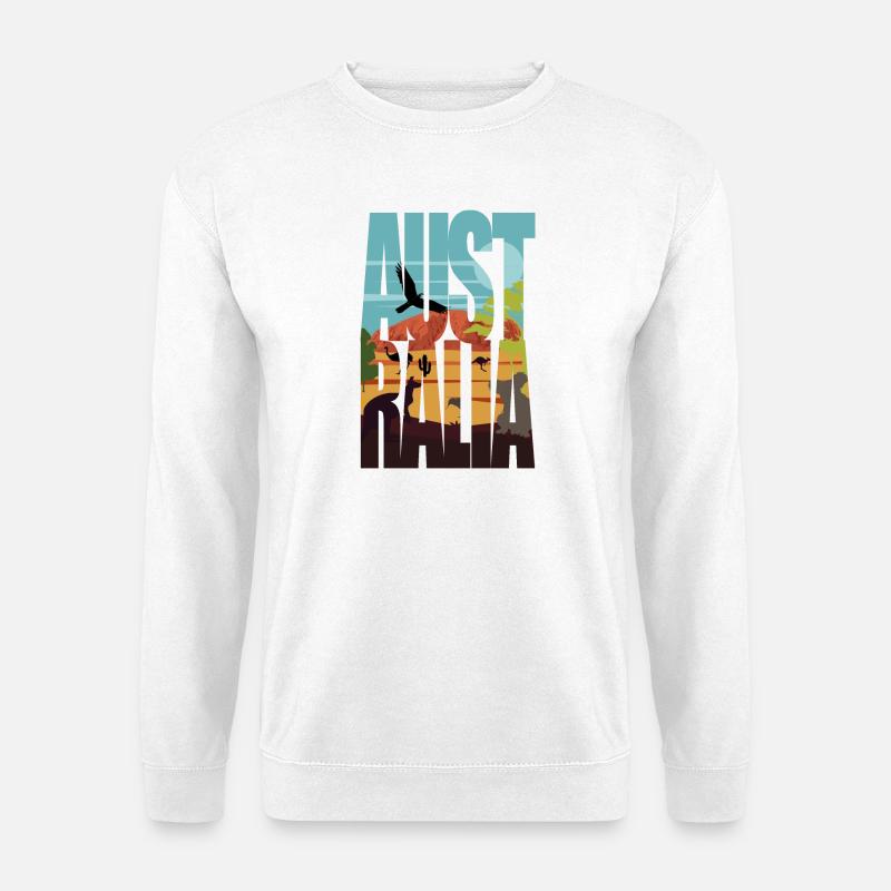 Wüstentier-Silhouetten - Unisex Pullover - Weiß
