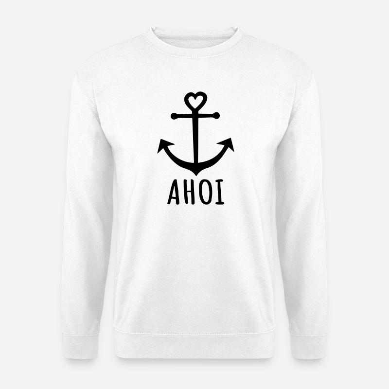 Anker - Ahoi - Unisex Pullover - Weiß