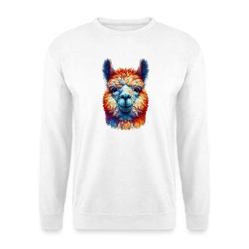 Alpaka - Unisex Pullover - Weiß - Vorne
