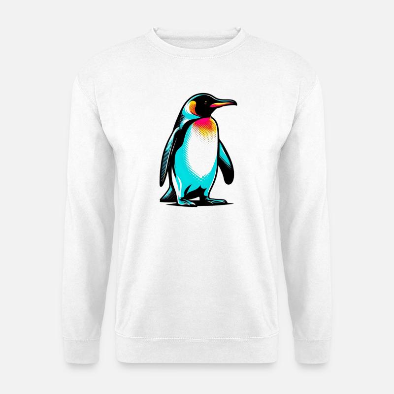Pinguin - Unisex Pullover - Weiß