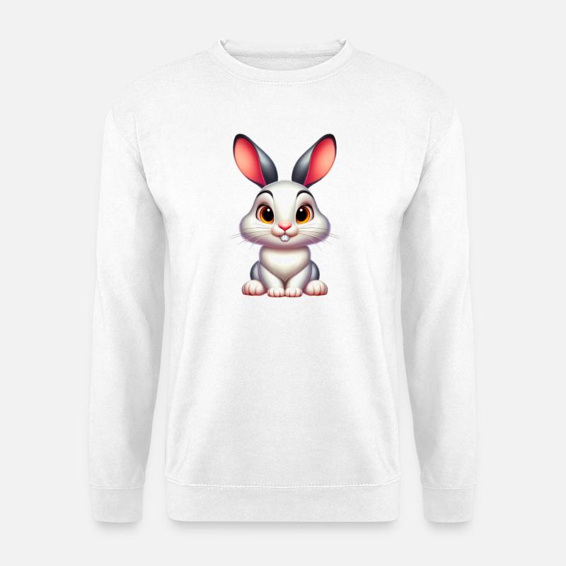 Kaninchen - Unisex Pullover - Weiß