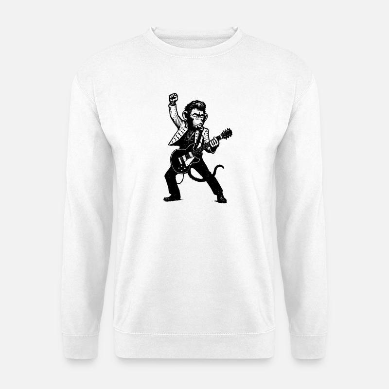 The Monkey Dance Band - Unisex Pullover - Weiß