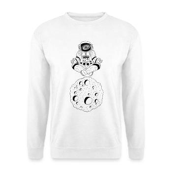 Zen astronaut - Unisex Sweatshirt - white - Front