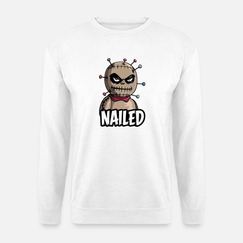 Voodoo Doll - Unisex Sweatshirt - white