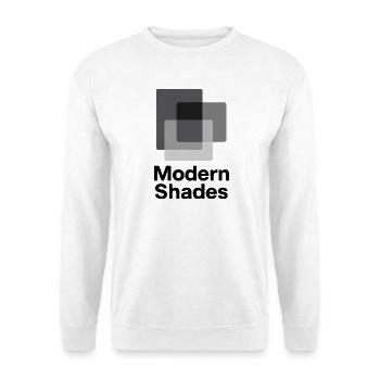 Abstract Gray Square Pattern - Unisex Sweatshirt - white - Front