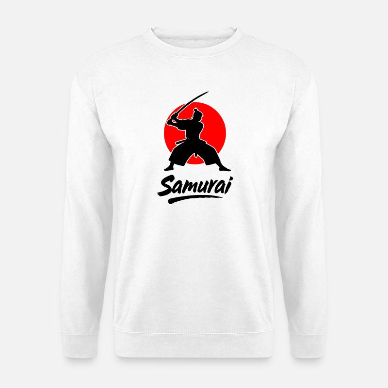 Samurai - Unisex Pullover - Weiß