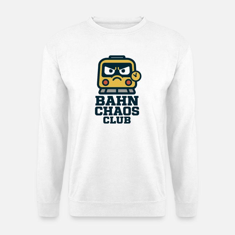 Bahn Chaos Club - Unisex Pullover - Weiß