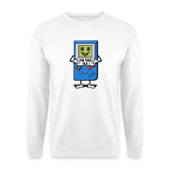 As old as a game console - Unisex Sweatshirt - white - Front