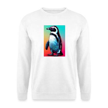 pingouin - Sweat-shirt Unisexe - blanc - Devant