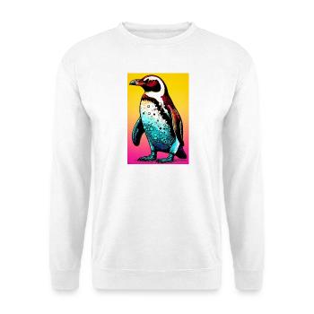 penguin - Unisex Sweatshirt - white - Front