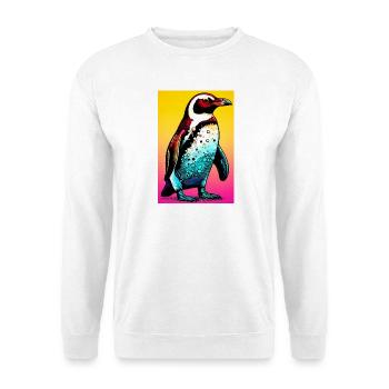 pingouin - Sweat-shirt Unisexe - blanc - Devant