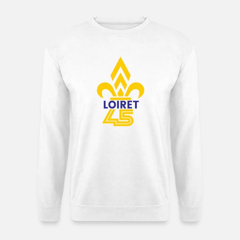 Fleur de Lys Loiret 45 - Unisex Pullover - Weiß