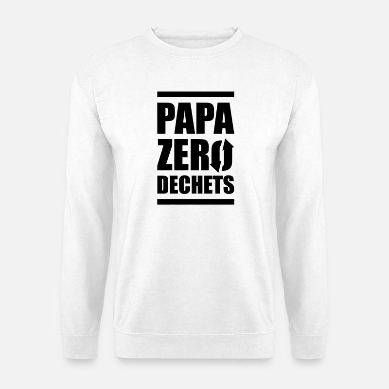 Zero Waste Dad - Unisex Sweatshirt - white