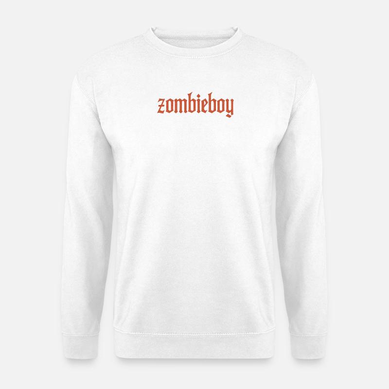 Zombieboy Gothic Schriftzug - Unisex Pullover - Weiß
