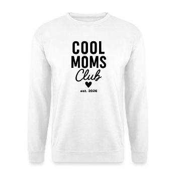 Cool Moms Club 2026 – For expectant/new moms - Unisex Sweatshirt - white - Front