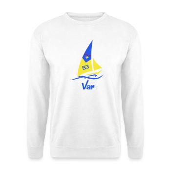 Segelboot Var 83 - Unisex Pullover - Weiß - Vorne
