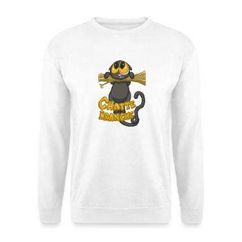 chatte branche ? - Sweat-shirt Unisexe - blanc - Devant