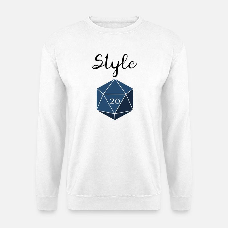 Style Check d20 - Unisex Pullover - Weiß
