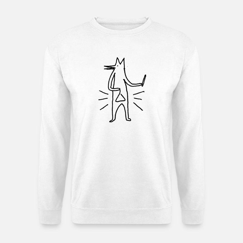 Little Triangle man - Unisex Pullover - Weiß