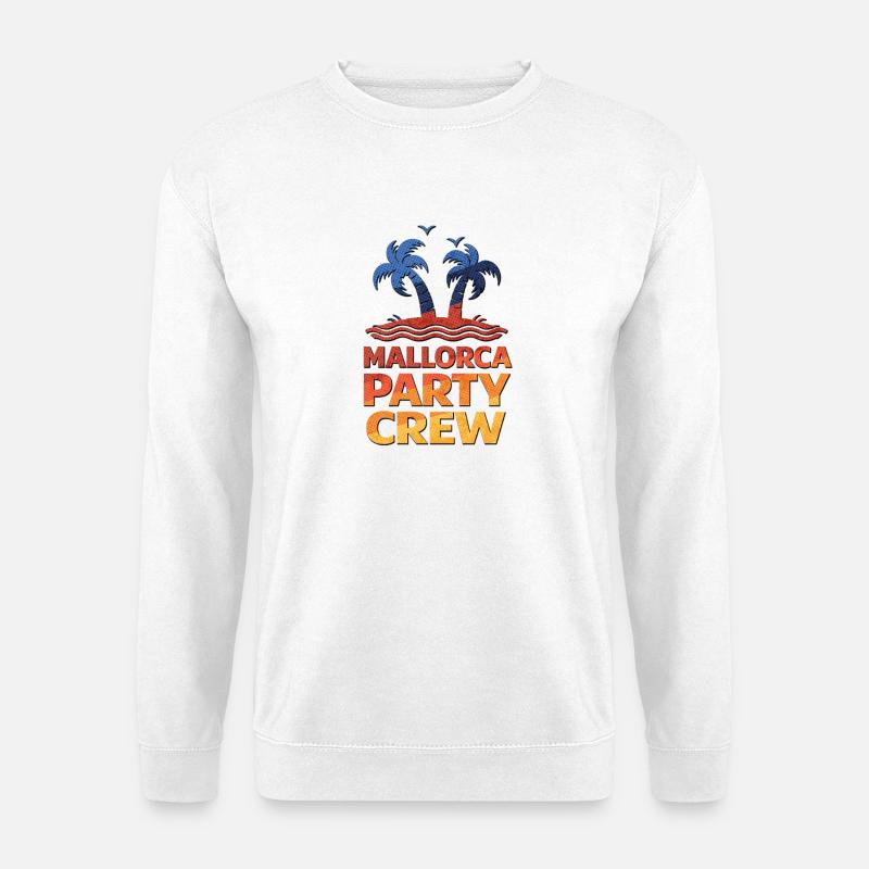 Mallorca Party Crew - Unisex Pullover - Weiß
