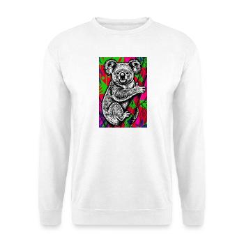 Koala - Unisex Pullover - Weiß - Vorne