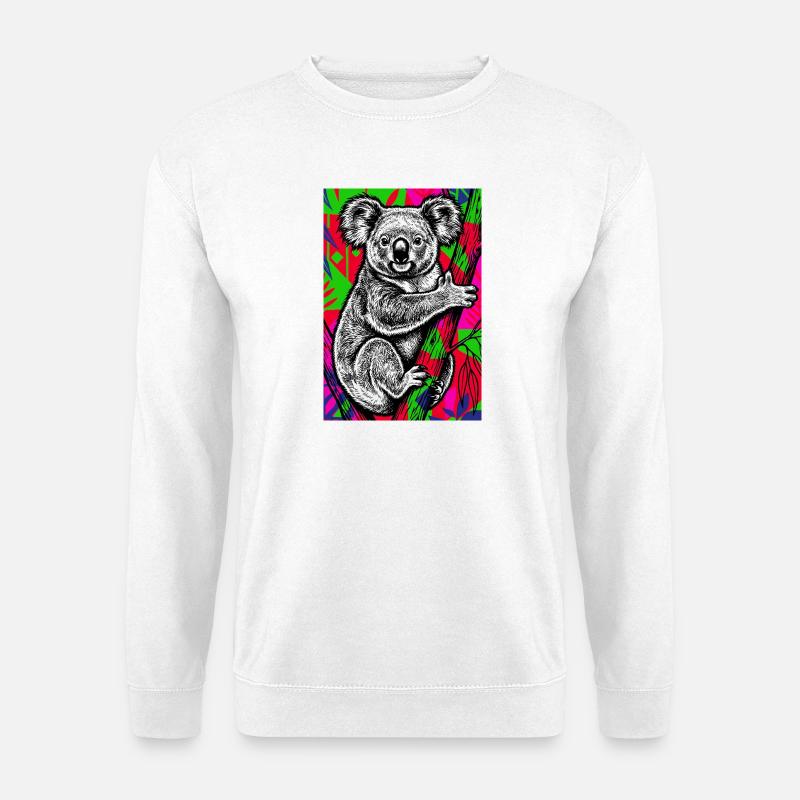 Koala - Unisex Pullover - Weiß