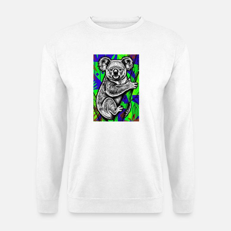 Koala - Unisex Pullover - Weiß