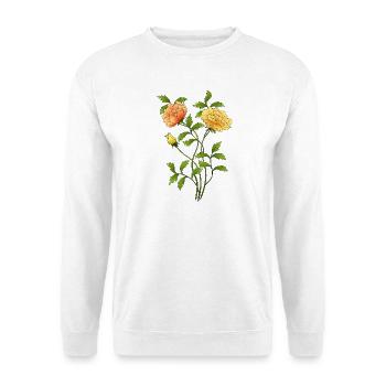 Fleur - Sweat-shirt Unisexe - blanc - Devant
