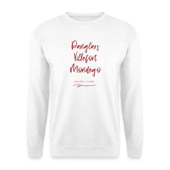 Danglars Villefort Mondego - Unisex Sweatshirt - white - Front