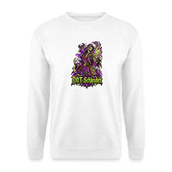 D.O.T Schleuder - Unisex Pullover - Weiß - Vorne - Alina (178cm) & Michal (187cm)