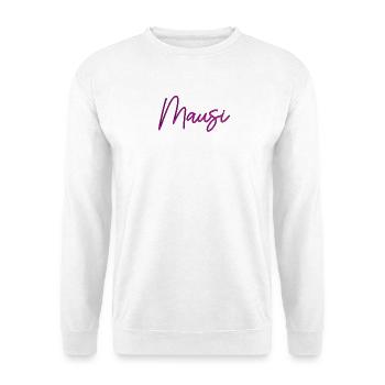 Mausi-_Valentinstag-_Jahrestag-_Beziehung_Kosen - Unisex Sweatshirt - white - Front