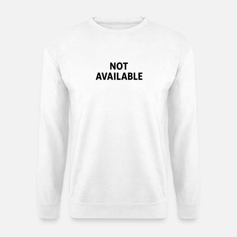 Nicht verfügbar Minimalangebot Design - Unisex Pullover - Weiß