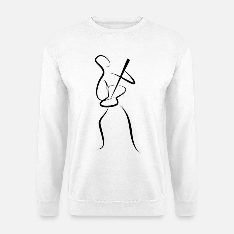 Gitarrist - Unisex Pullover - Weiß