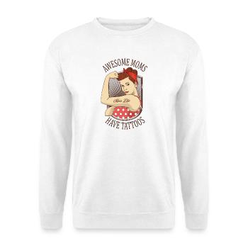 Große Mütter haben eine Tätowierung - Unisex Pullover - Weiß - Vorne