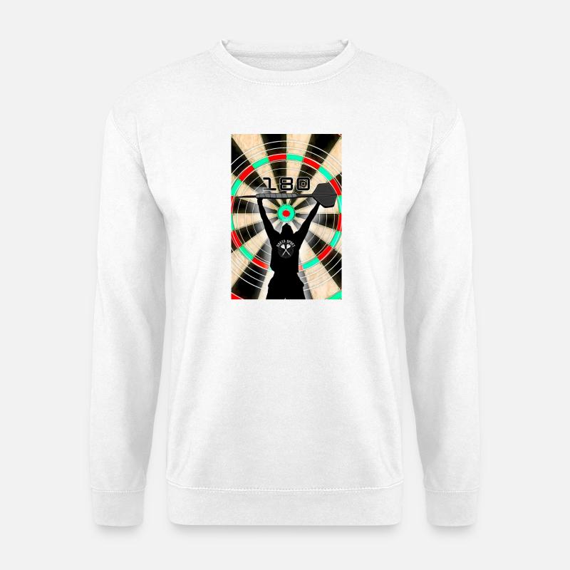 Darts Sport 180 - Unisex Pullover - Weiß