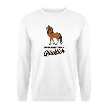 Horses Statement Gallop Horse Fan Icelandic Horses - Unisex Sweatshirt - white - Front