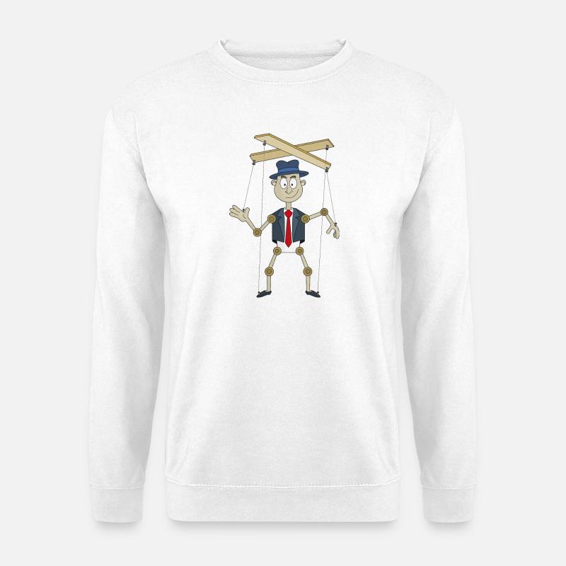 Eine lustige Puppe - Unisex Pullover - Weiß