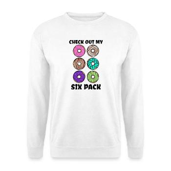 Sweets Humorous Donut Déclaration Délicieuse - Sweat-shirt Unisexe - blanc - Devant