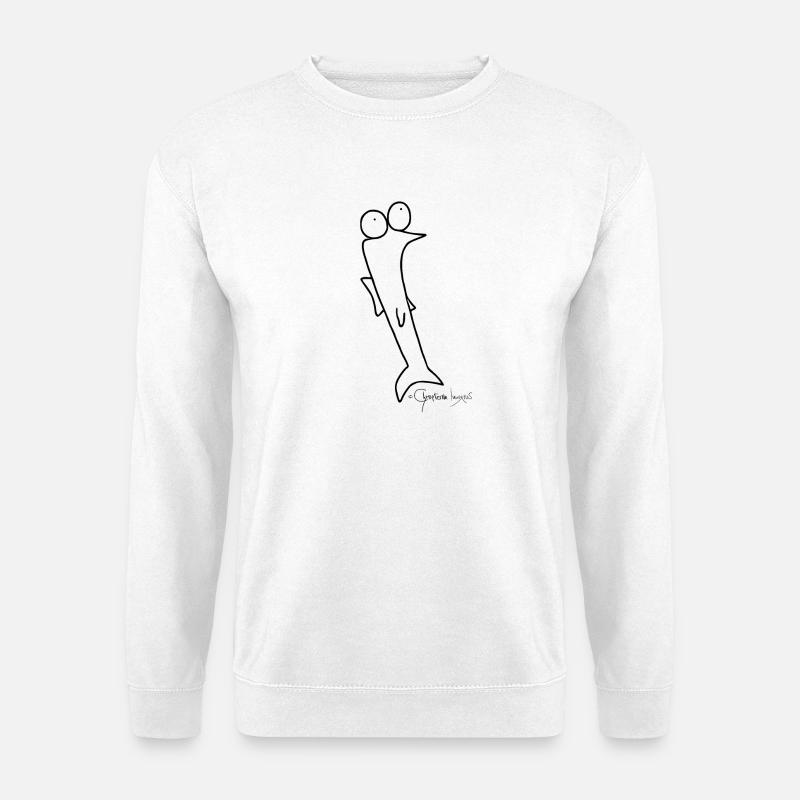 Plötzfisch © Chyropterum Innoxius - Unisex Pullover - Weiß