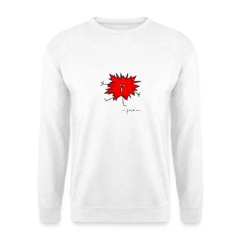 Flauschtier stachelig © Chyropterum Innoxius - Unisex Pullover - Weiß - Vorne