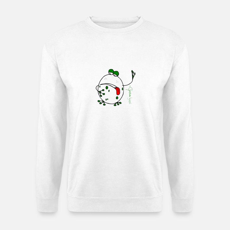 Erschöpfter Frosch © Chyropterum Innoxius - Unisex Pullover - Weiß