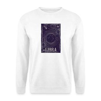 Balance Constellation Ciel nocturne Imprimer - Sweat-shirt Unisexe - blanc - Devant