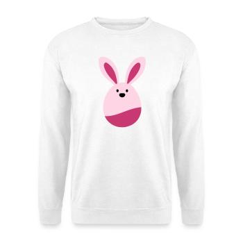Hase - Unisex Pullover - Weiß - Vorne