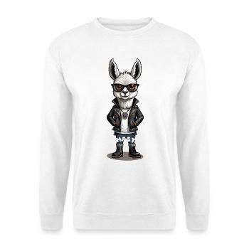 Cool Llama - Unisex Sweatshirt - white - Front