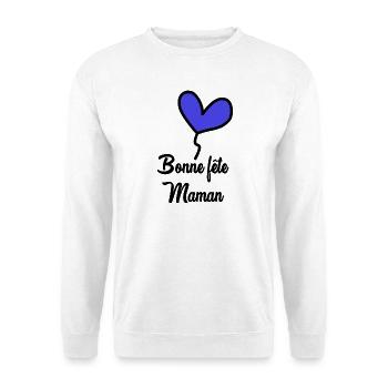 SCHÖNEN MUTTERTAG. MAMA. MUTTERTAG - Unisex Pullover - Weiß - Vorne
